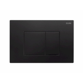 Java Square Abs Flush Plate Zumi - Matte Black